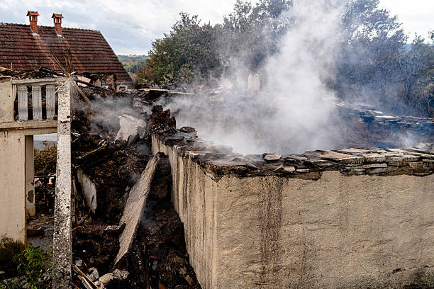 Professional Fire Damage Removal technician working in Devon, PA
